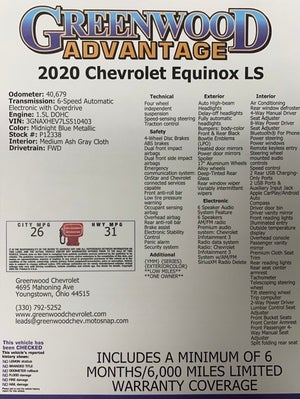 2020 Chevrolet Equinox LS