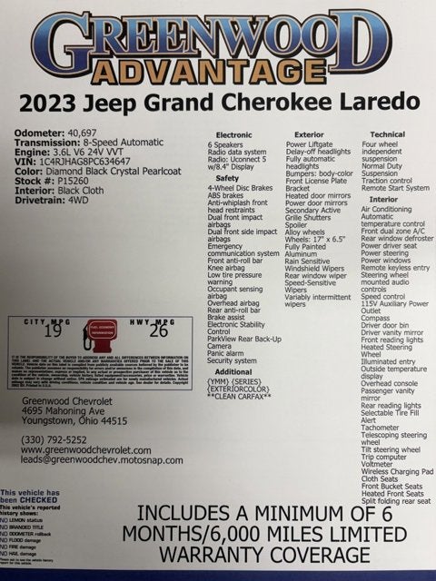 2023 Jeep Grand Cherokee Laredo