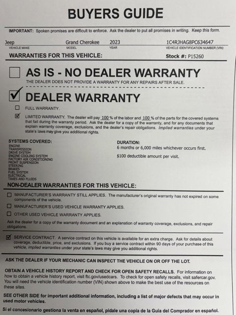 2023 Jeep Grand Cherokee Laredo