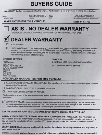 2023 Jeep Grand Cherokee L Limited