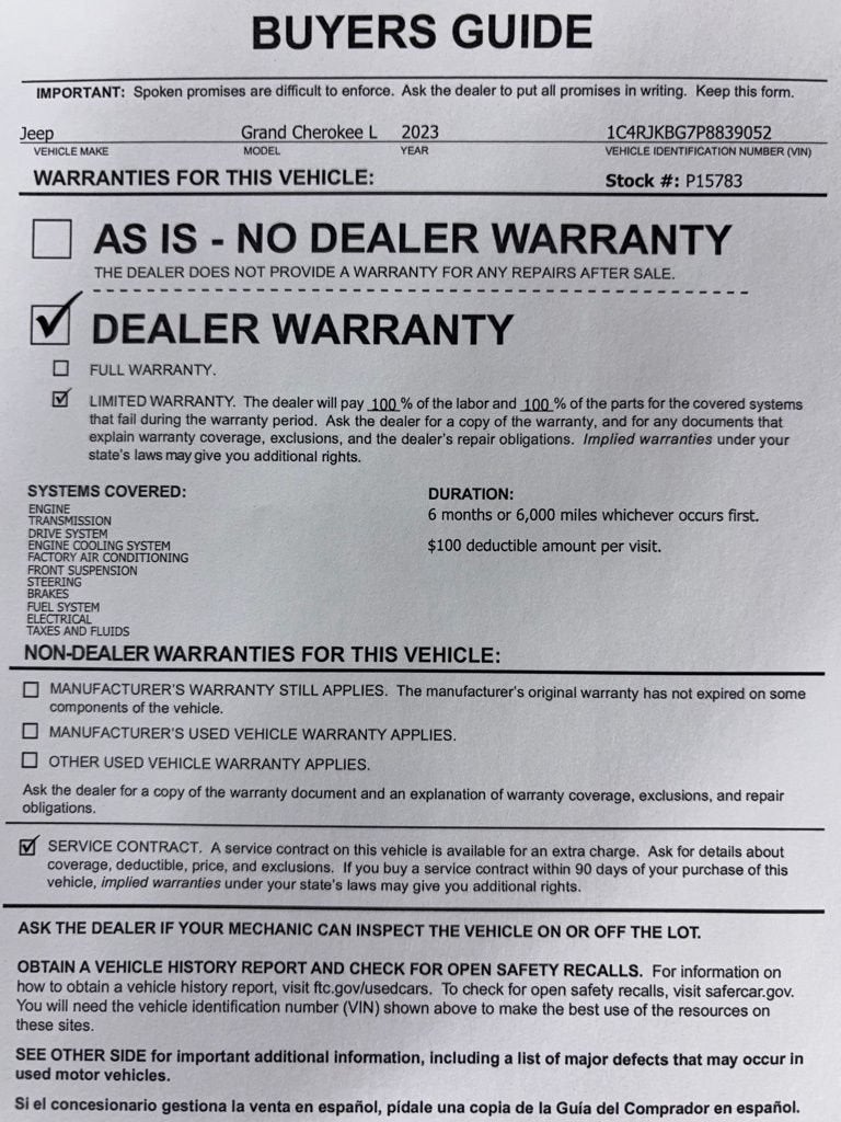 2023 Jeep Grand Cherokee L Limited