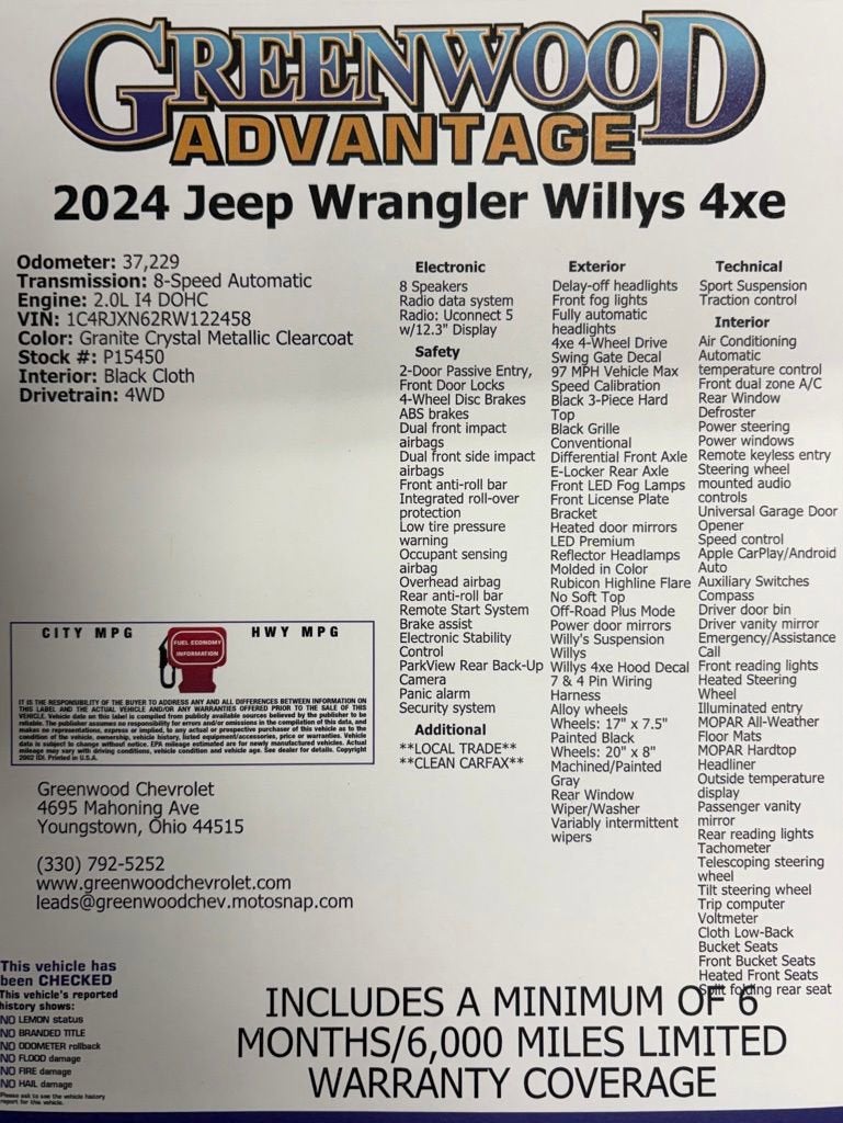 2024 Jeep Wrangler 4xe Willys