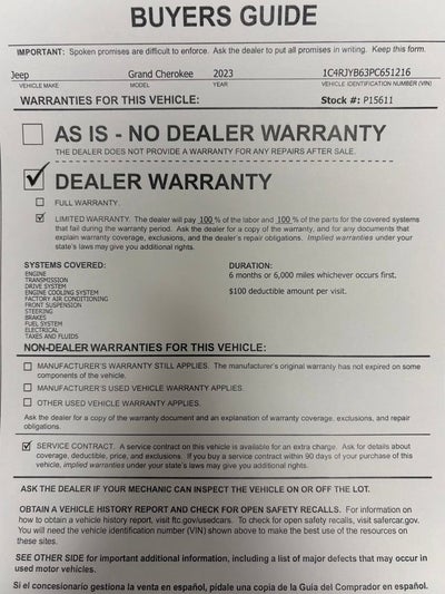 2023 Jeep Grand Cherokee 4xe BASE