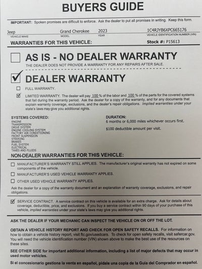2023 Jeep Grand Cherokee 4xe BASE