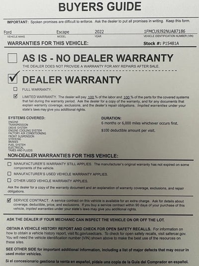 2022 Ford Escape Titanium