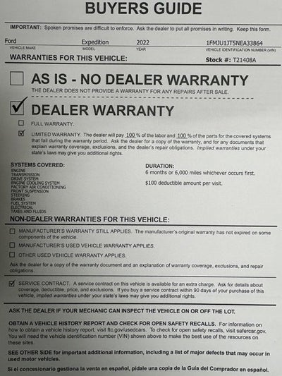 2022 Ford Expedition XLT