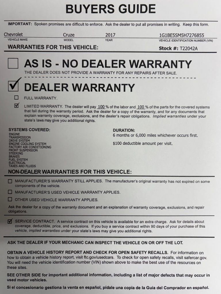 2017 Chevrolet Cruze LT