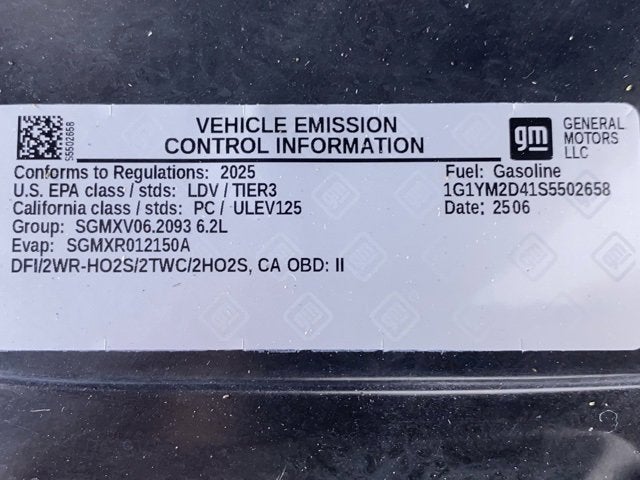 2025 Chevrolet Corvette E-Ray 3LZ