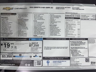 2025 Chevrolet Corvette E-Ray 3LZ