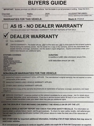 2024 Chevrolet Malibu 1LT