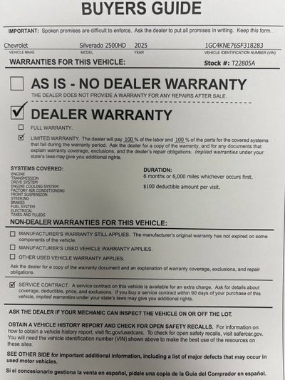 2025 Chevrolet Silverado 2500 HD LT