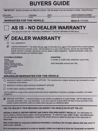 2021 Chevrolet Colorado 4WD LT