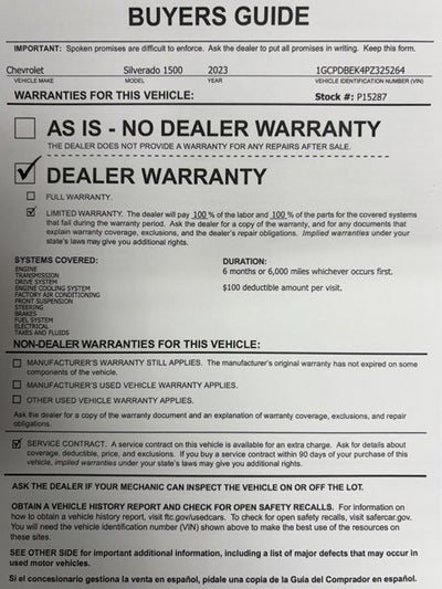 2023 Chevrolet Silverado 1500 Custom