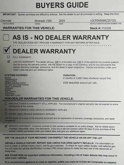 2024 Chevrolet Silverado 1500 LT (2FL)