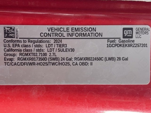 2024 Chevrolet Silverado 1500 LT (2FL)