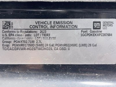 2023 Chevrolet Silverado 1500 LT (2FL)