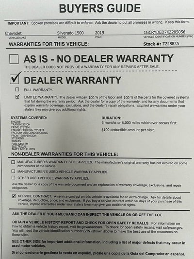 2019 Chevrolet Silverado 1500 LT