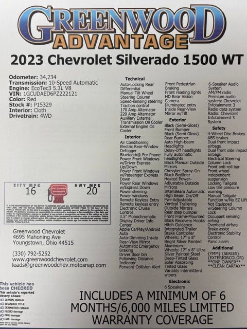 2023 Chevrolet Silverado 1500 WT