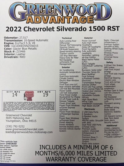 2022 Chevrolet Silverado 1500 RST