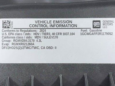 2024 Chevrolet Express Cargo 2500 WT