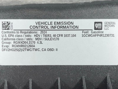 2024 Chevrolet Express Cargo 2500 WT