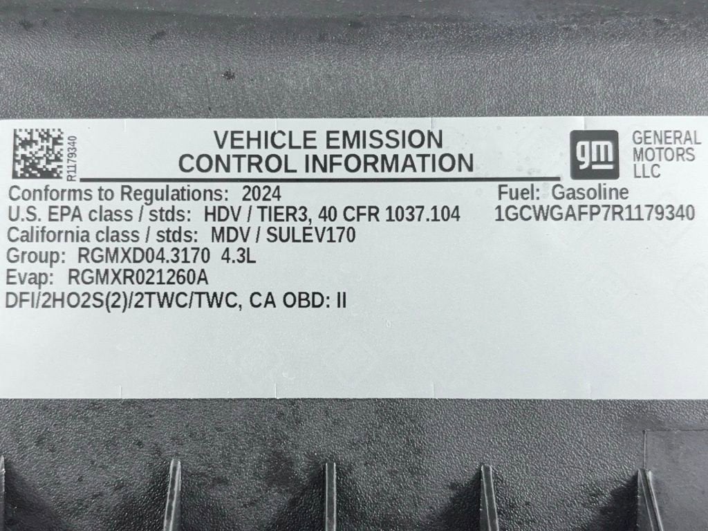 2024 Chevrolet Express Cargo 2500 WT