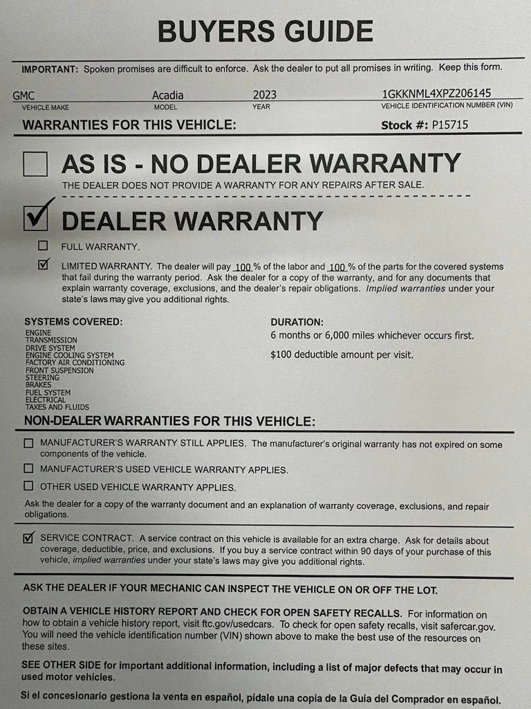 2023 GMC Acadia SLT