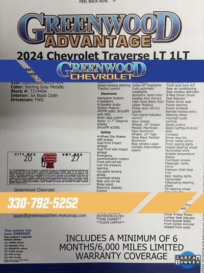 2024 Chevrolet Traverse LT