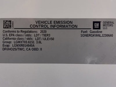 2020 Chevrolet Traverse LT Cloth