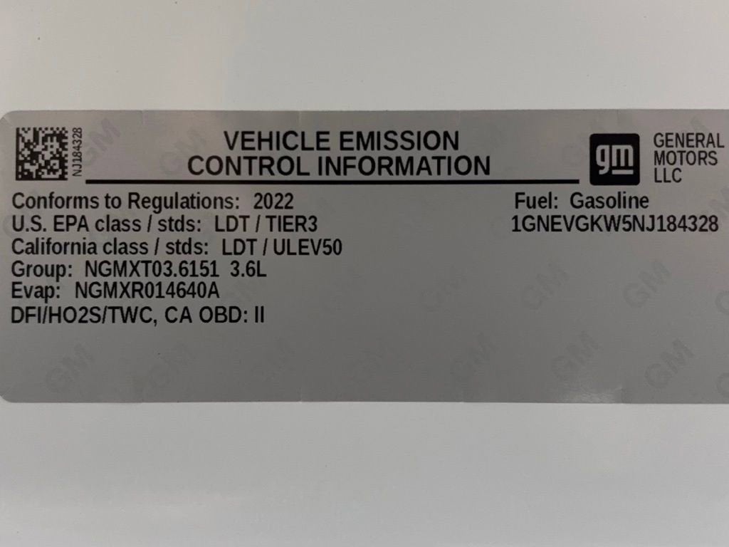 2022 Chevrolet Traverse LT Cloth