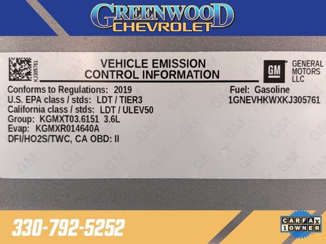 2019 Chevrolet Traverse LT Leather