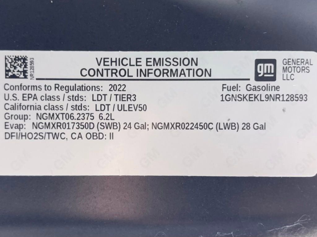 2022 Chevrolet Suburban RST