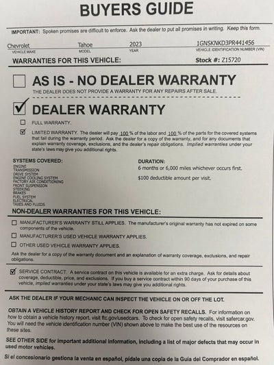 2023 Chevrolet Tahoe LT