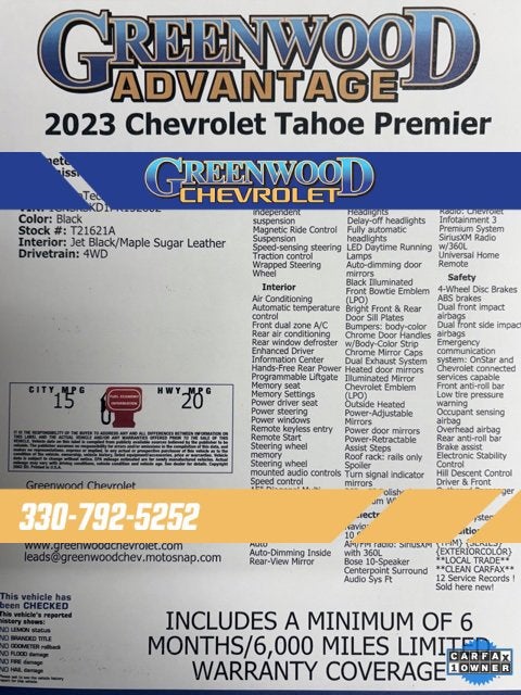 2023 Chevrolet Tahoe Premier