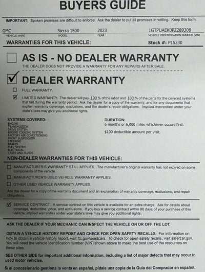 2023 GMC Sierra 1500 Pro