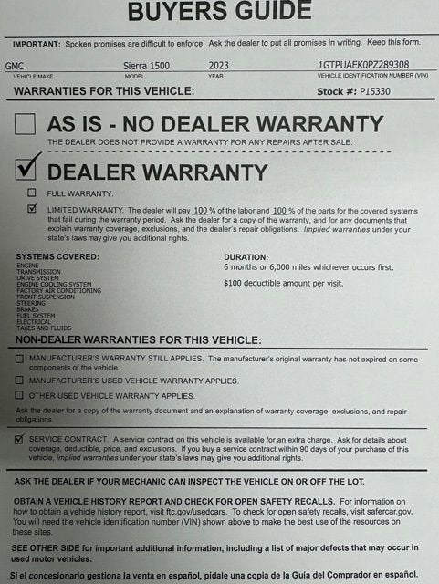 2023 GMC Sierra 1500 Pro