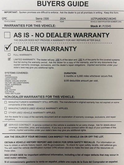 2024 GMC Sierra 1500 Pro