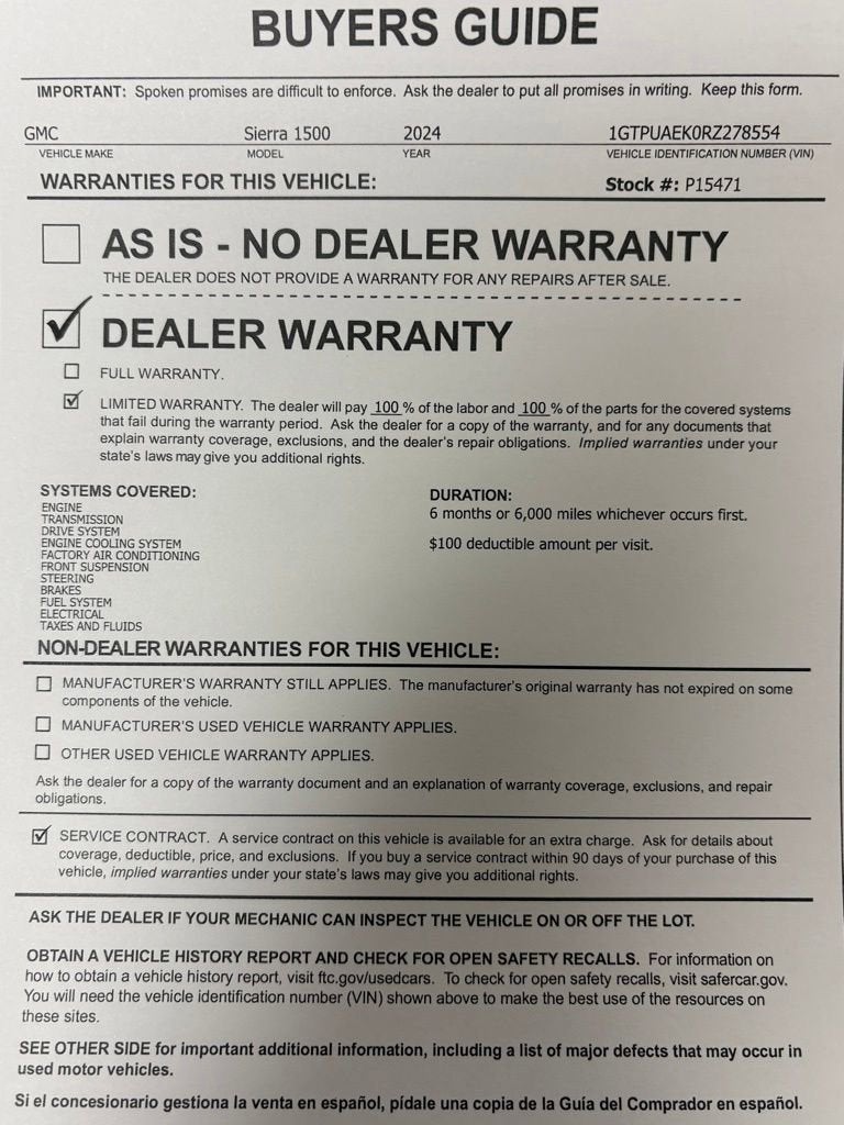2024 GMC Sierra 1500 Pro