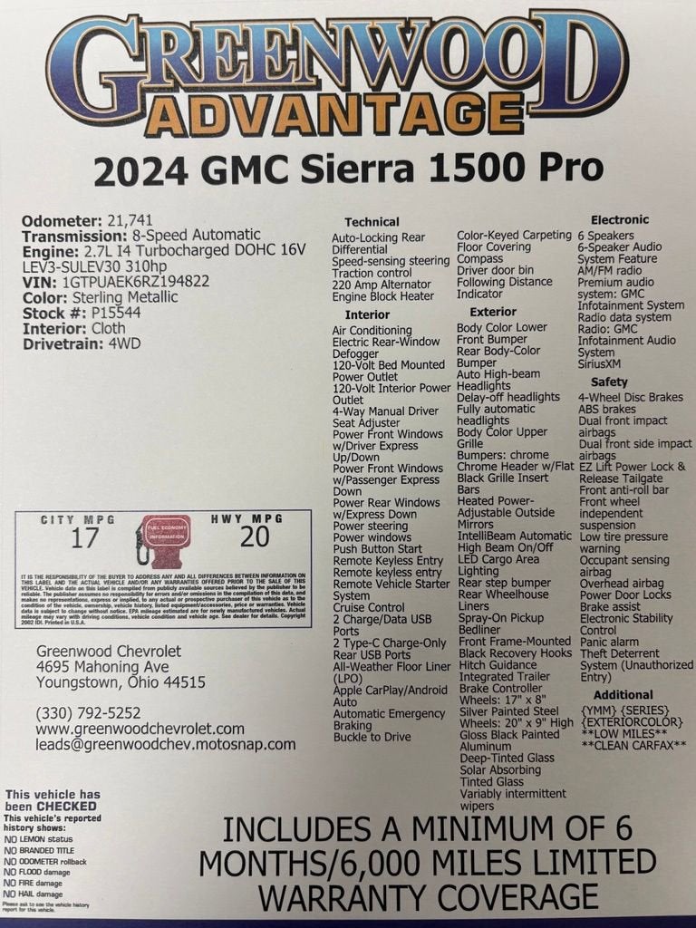 2024 GMC Sierra 1500 Pro