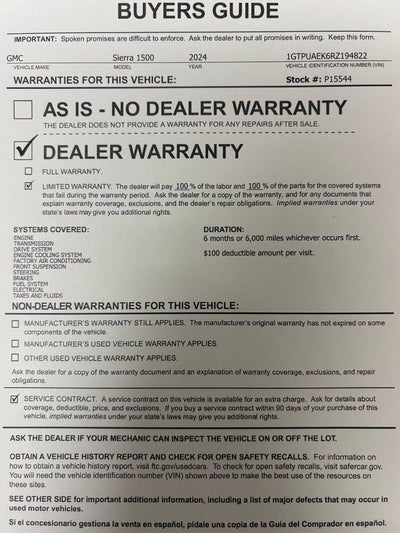 2024 GMC Sierra 1500 Pro