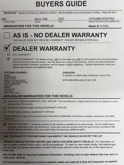 2023 GMC Sierra 1500 SLE