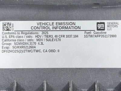 2025 GMC Savana Cargo Work Van