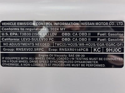 2024 Nissan Altima 2.5 S