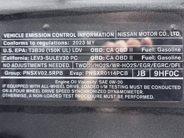 2023 Nissan Altima 2.5 SV