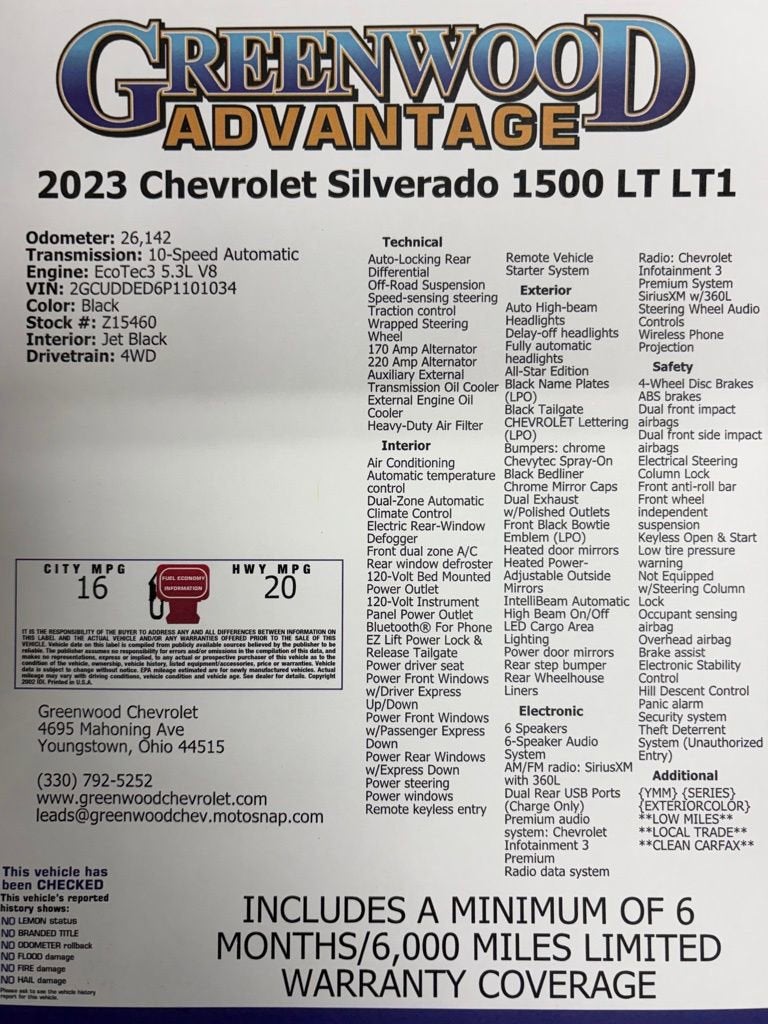 2023 Chevrolet Silverado 1500 LT