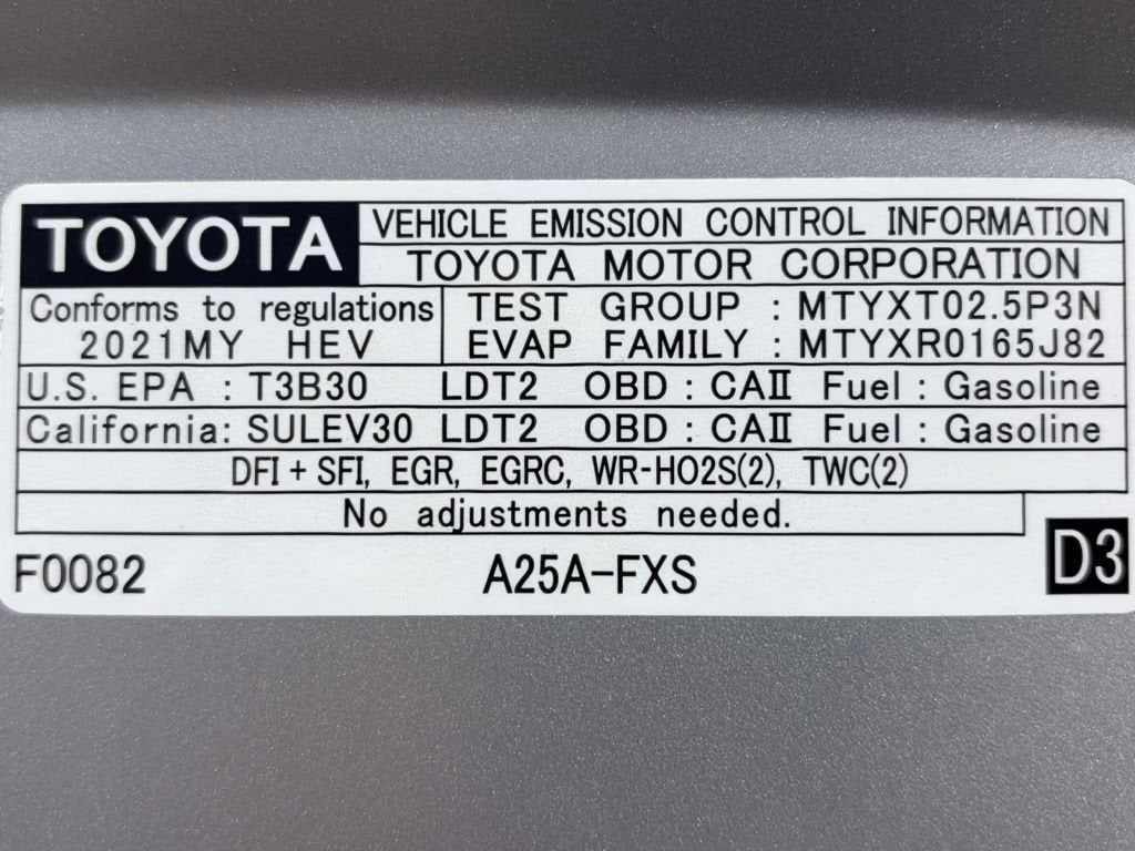 2021 Toyota RAV4 Hybrid XSE