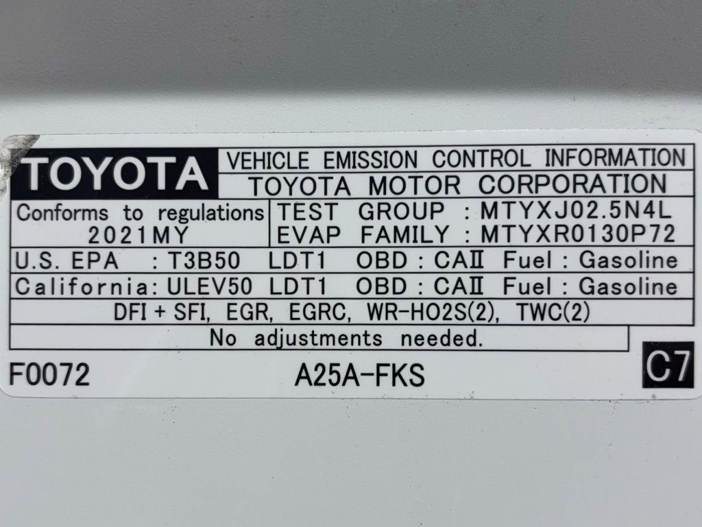 2021 Toyota RAV4 LE