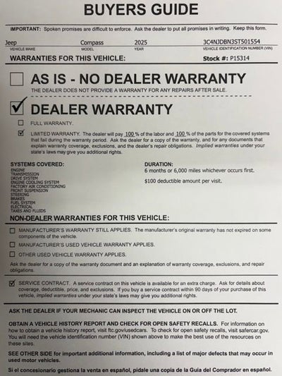 2025 Jeep Compass Latitude