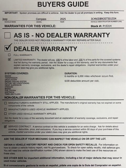 2025 Jeep Compass Latitude