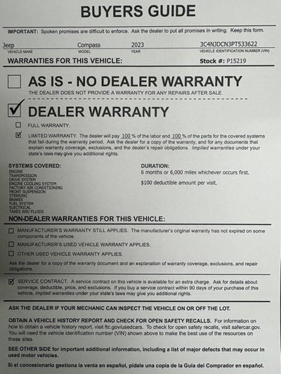 2023 Jeep Compass Limited